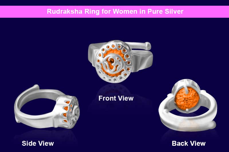 Rudraksha ring sale designs